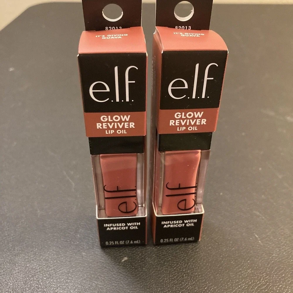2x e.l.f. Glow Reviver Lip Oil Hydrating Tinted Lip Oil with Jojoba Avocado Oil‎